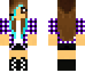 purple plaid