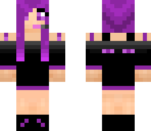 purple gaymer girl