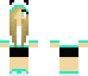 recreated panda girl
