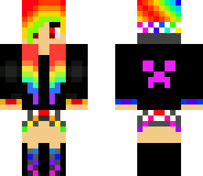 rainbow girl
