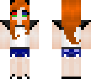 3d redhead girl