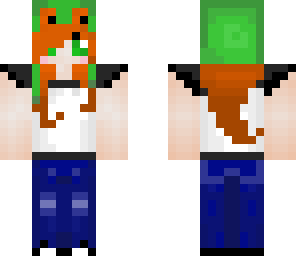 frog redhead girl
