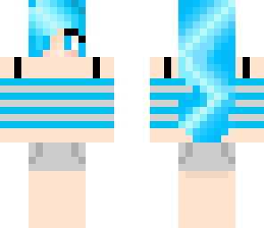 cute blue girl
