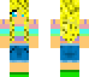 a blonde girl