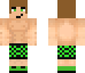 guy with brown hair and six pack