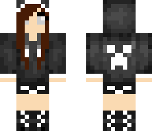 white creeper hoodie
