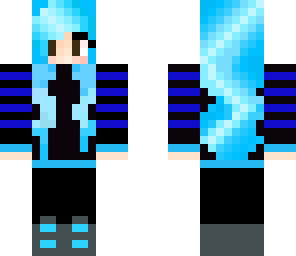 blue cat girl