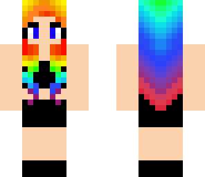 rainbow girl