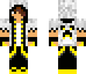 yellow hoodie