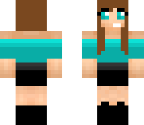 cute blue girl