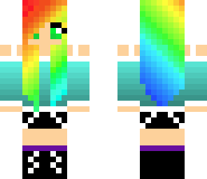 rainbow girl