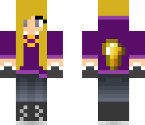 purple hoodie budder girl