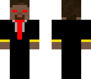 darkness herobrine in a suit