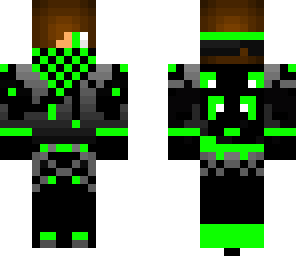 awesome neon green teen with headphones