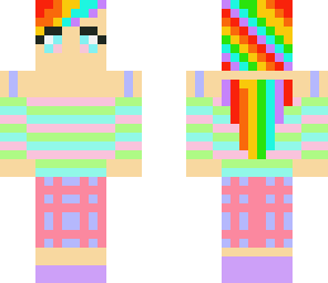 rainbow girl