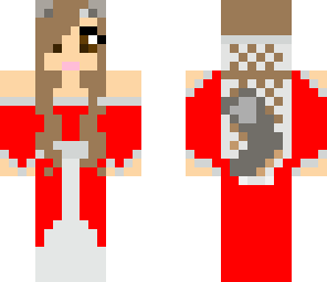 wolf girl bride red