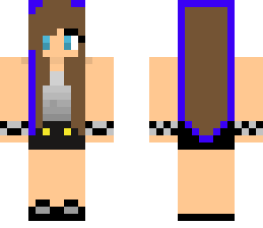awesome blue girl