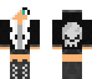 goth skull girl