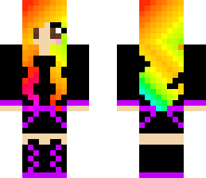rainbow dj girl