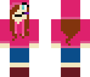 girl with hoodie