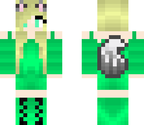 green wolf girl