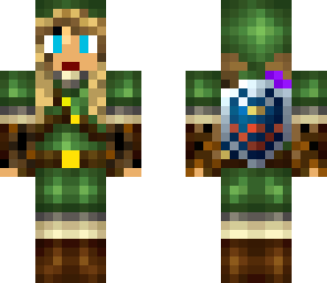 female green tunic link