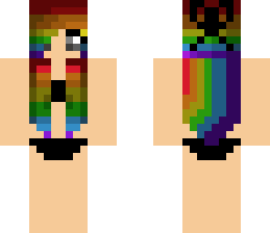 rainbow swimsuit