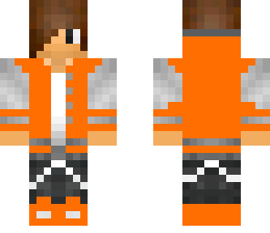 orange hoodie