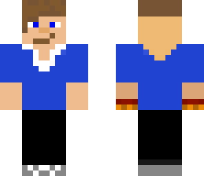blue shirt guy