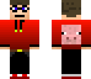 guy with pig on back