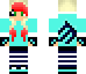 blue monster energy girl