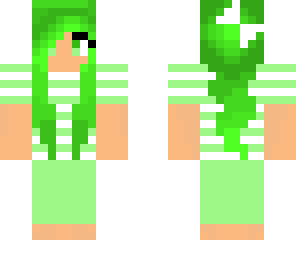 summer green girl