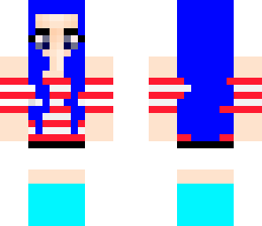 cute bluish girl