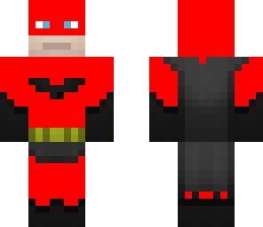 bat man in red