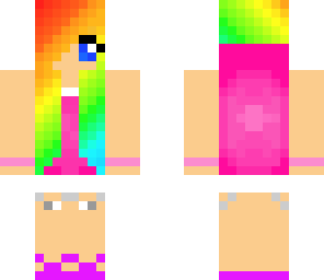 rainbow girl