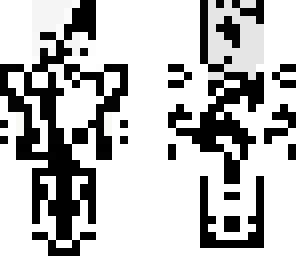 black and white