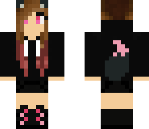 pink wolf girl