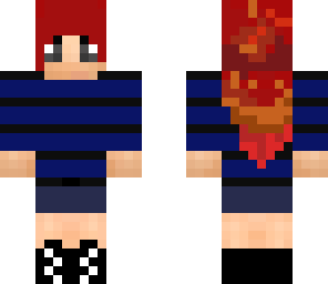 flaming haired girl