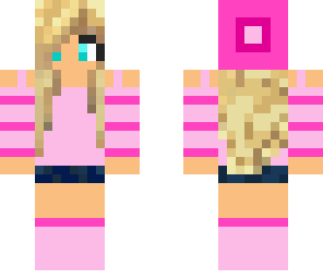 girly pink girl