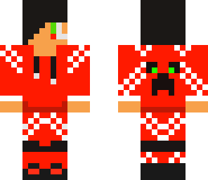 red teenager