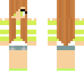 cute green girl