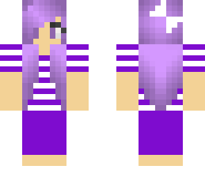 summer purple girl