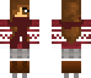 winter girl with ice skates on