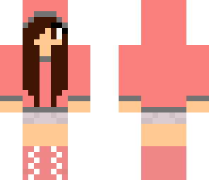 pink hoodie
