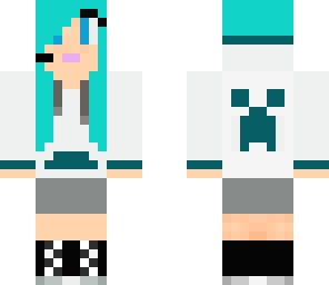 cyan haired gamer
