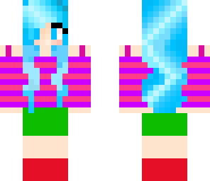 blue haired