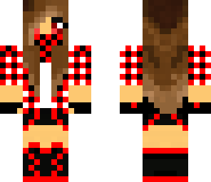  bandana girl red