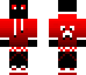 black-red teenage enderman