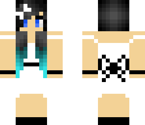 blue and white