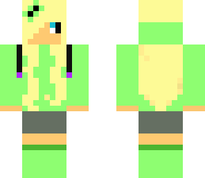 green hoodie